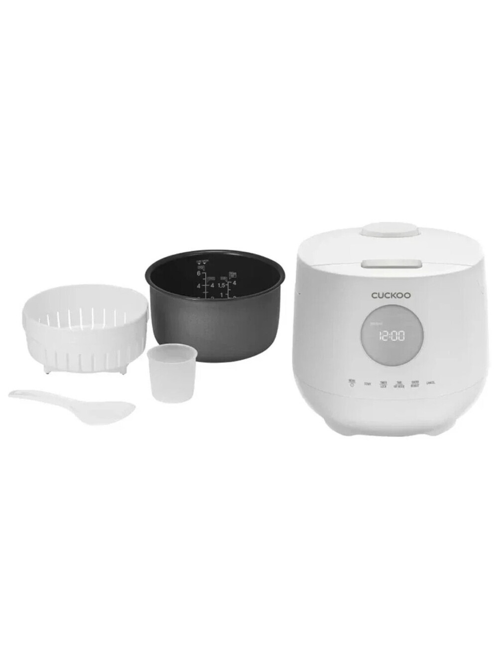 Cuckoo CR-0661F Rice Cooker 6 Cup Micom Multifunction White Cooker NEW